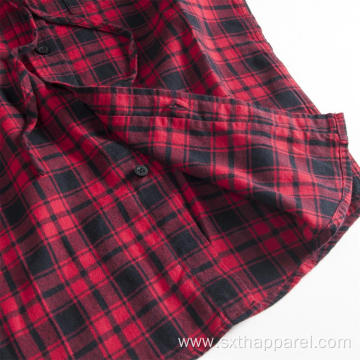 Classic Check Plaid Jacket Shirts Long-sleeve Hoodie Shirt